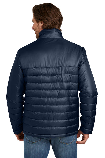 Custom Embroidered Eddie Bauer Quilted Jacket EB510,River Blue Navy