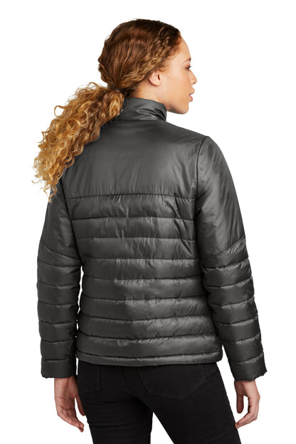 Custom Embroidered Eddie Bauer Women's Quilted Jacket EB511,Iron Gate
