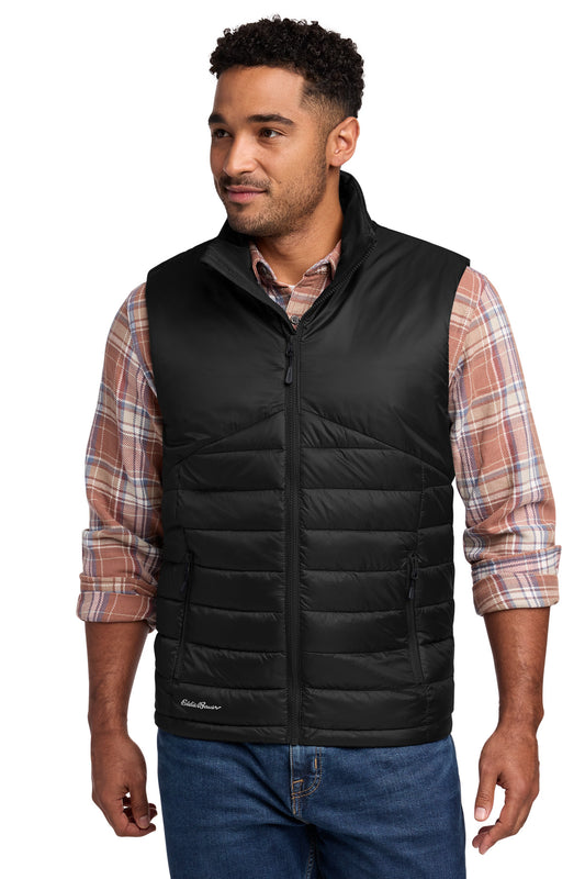 Custom Embroidered Eddie Bauer Outerwear in Deep Black