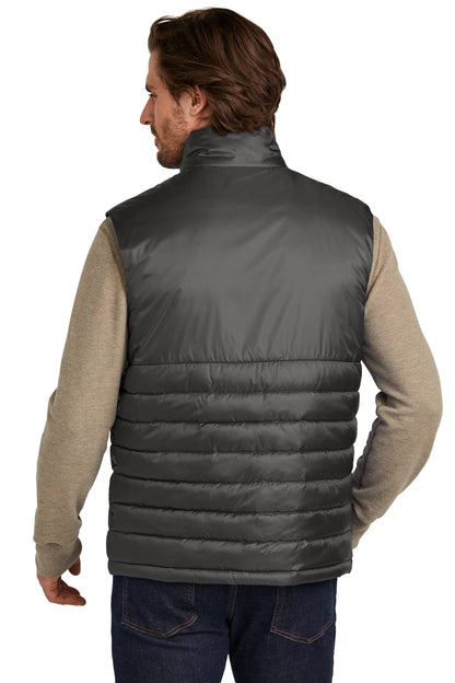 Custom Embroidered Eddie Bauer Quilted Vest EB512,Iron Gate