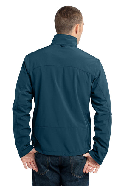 Custom Embroidered Eddie Bauer - Soft Shell Jacket. EB530,Dark Adriatic