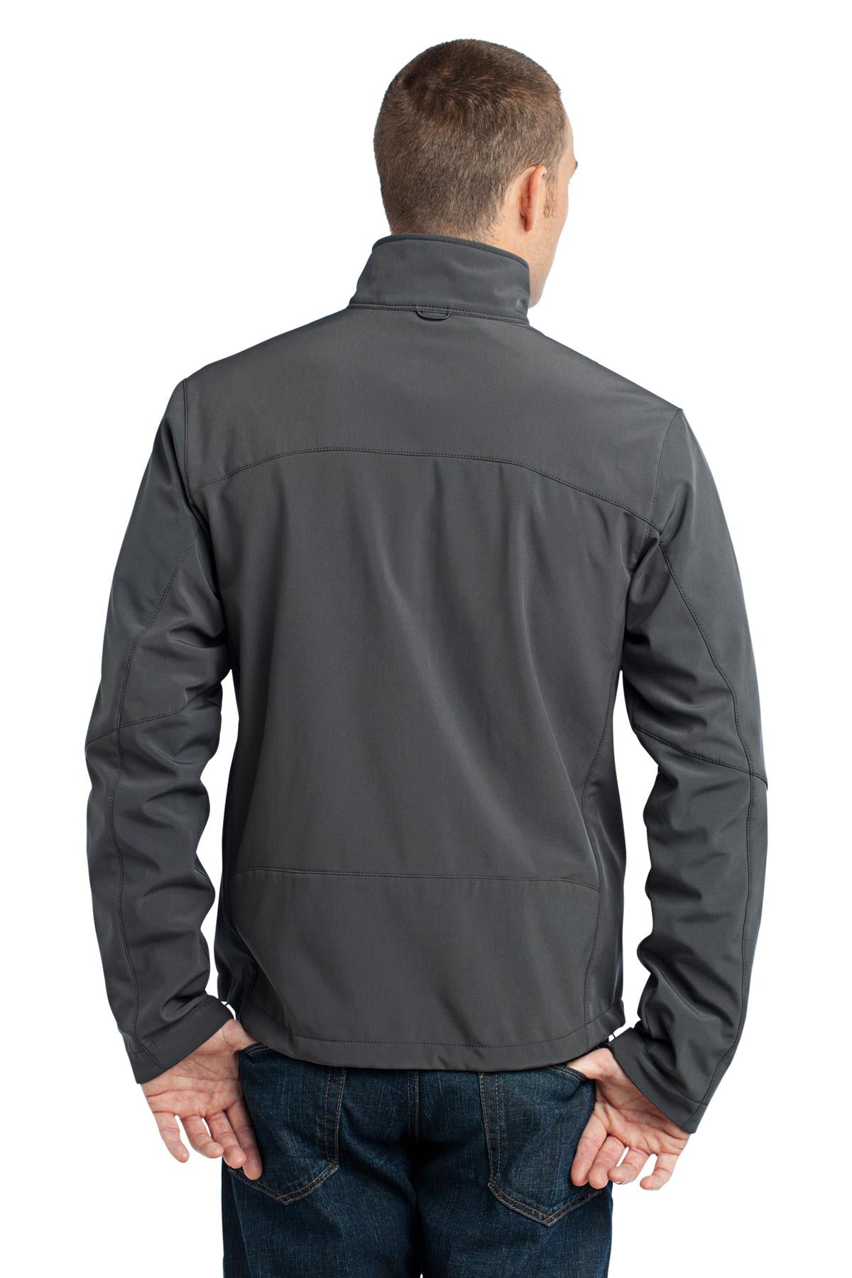 Custom Embroidered Eddie Bauer - Soft Shell Jacket. EB530,Grey Steel