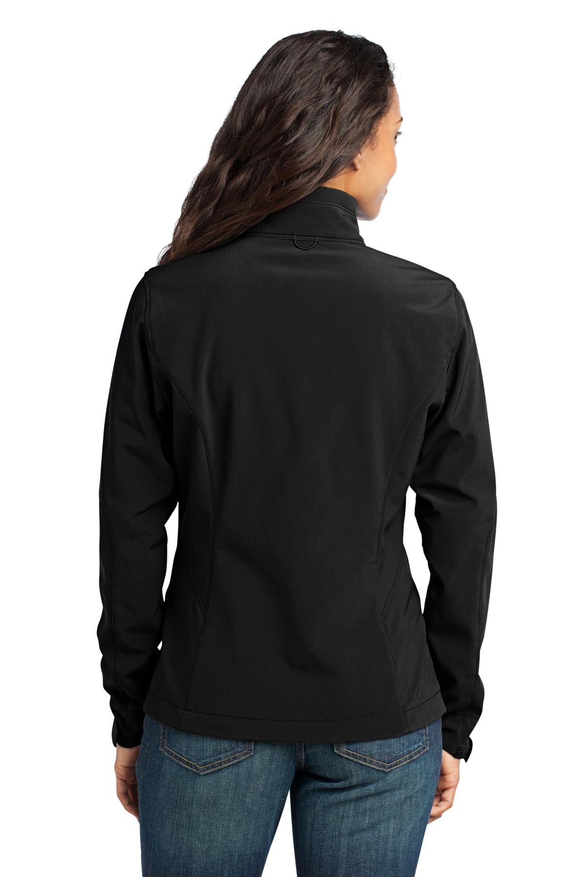 Custom Embroidered Eddie Bauer Women's Soft Shell Jacket. EB531,Black