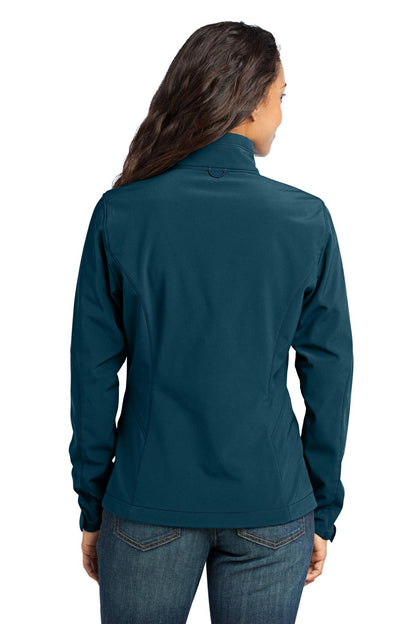 Custom Embroidered Eddie Bauer Women's Soft Shell Jacket. EB531,Dark Adriatic