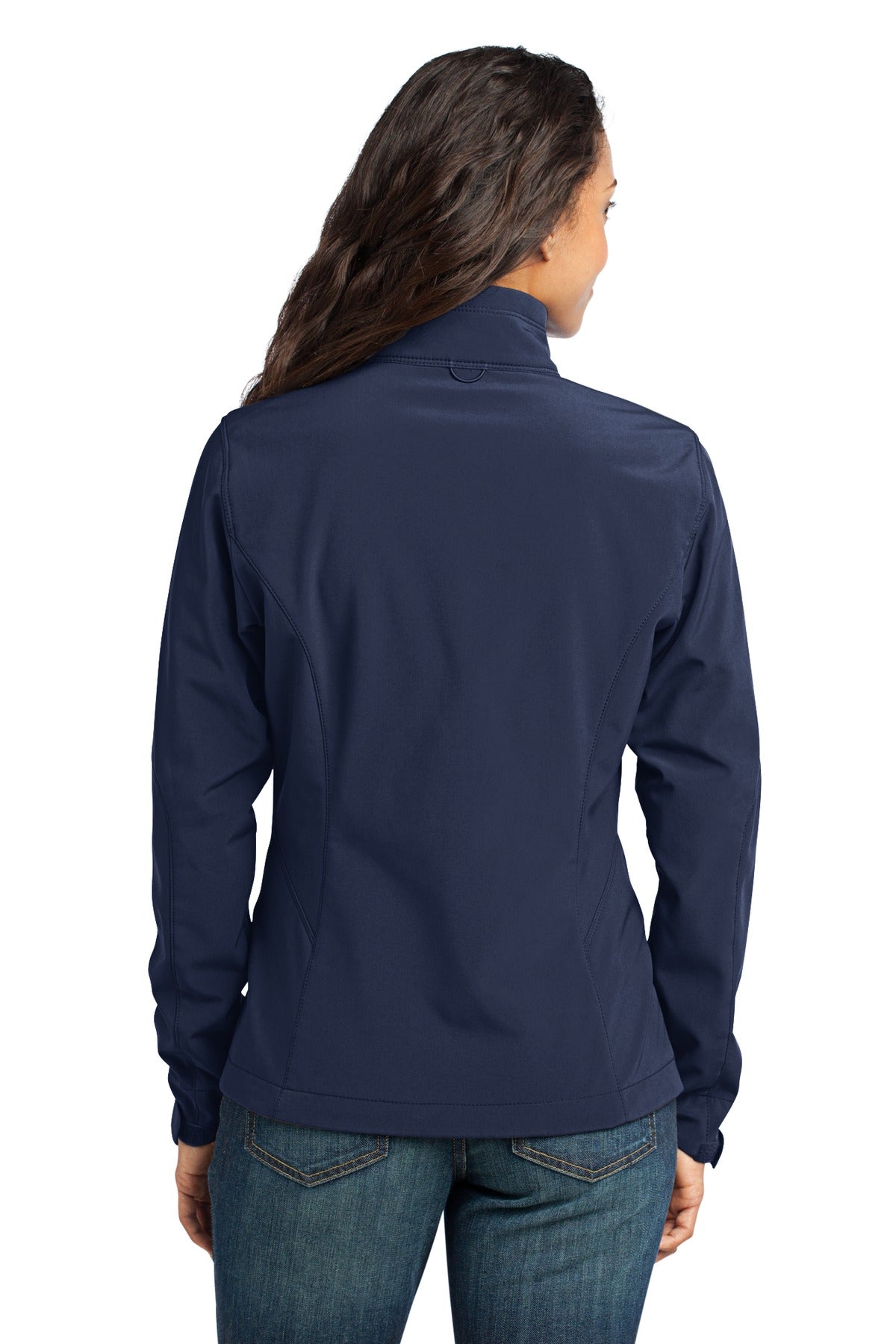 Custom Embroidered Eddie Bauer Women's Soft Shell Jacket. EB531,River Blue Navy