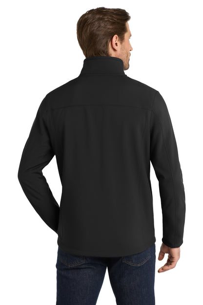 Custom Embroidered Eddie Bauer Rugged Ripstop Soft Shell Jacket. EB534,Black