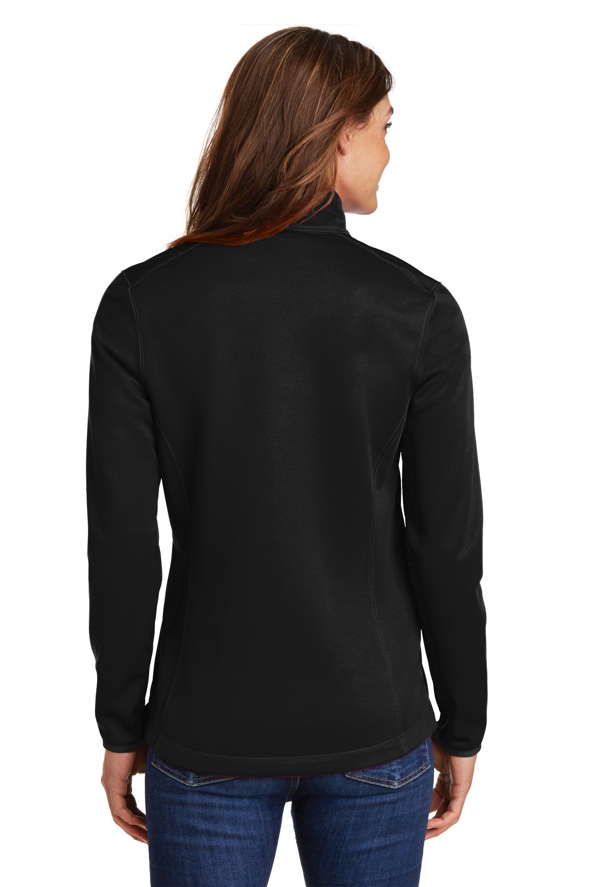 Custom Embroidered Eddie Bauer Women's Weather-Resist Soft Shell Jacket. EB539,Black