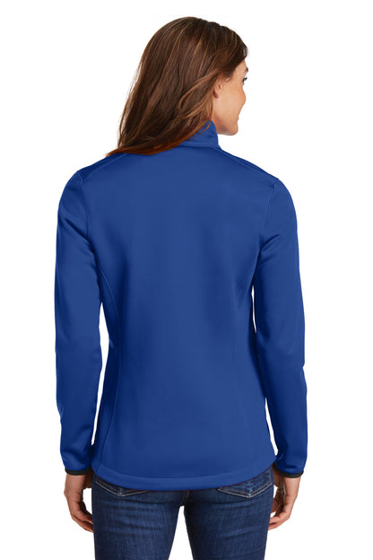 Custom Embroidered Eddie Bauer Women's Weather-Resist Soft Shell Jacket. EB539,Cobalt Blue