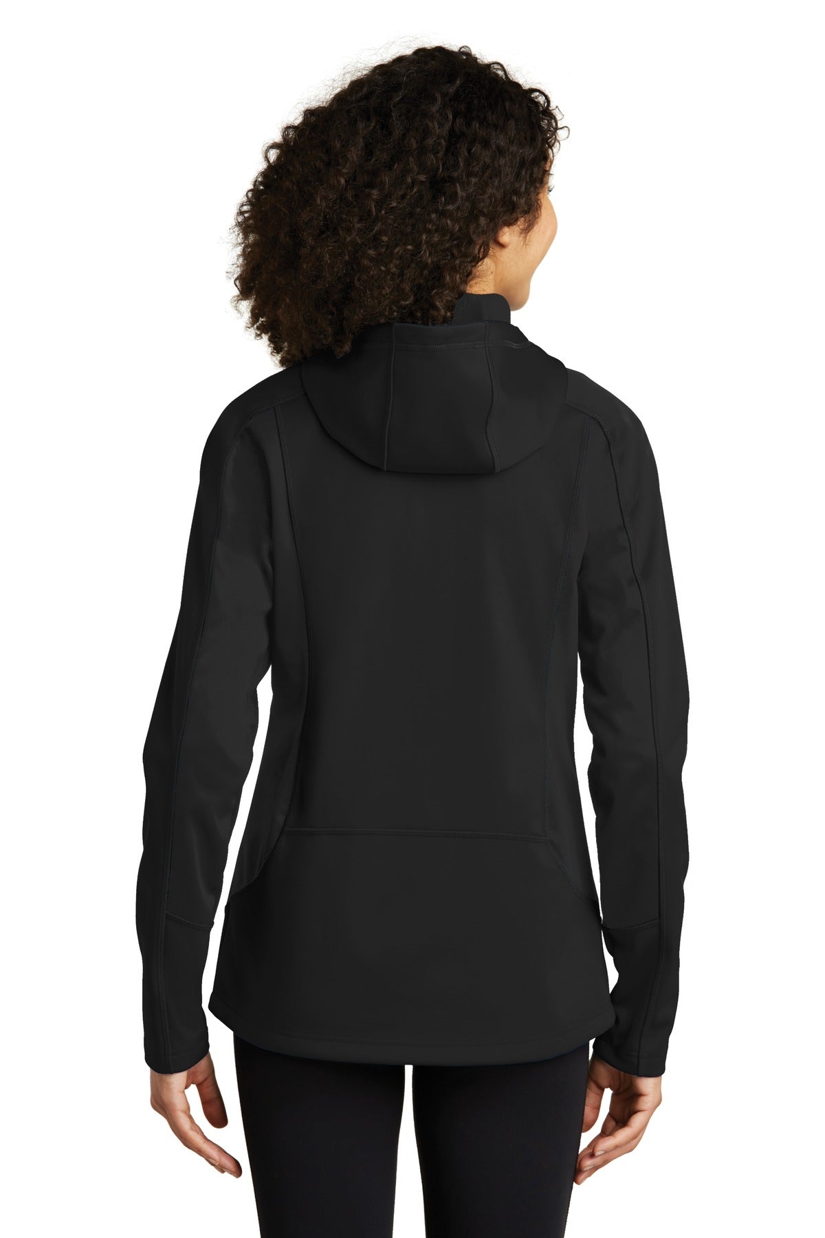 Custom Embroidered Eddie Bauer Women's Trail Soft Shell Jacket. EB543,Black/ Black