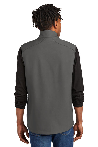 Custom Embroidered Eddie Bauer Stretch Soft Shell Vest EB546,Iron Gate
