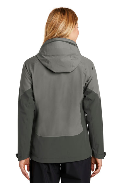 Custom Embroidered Eddie Bauer  Women's WeatherEdge  Jacket. EB559,Metal Grey/ Grey Steel