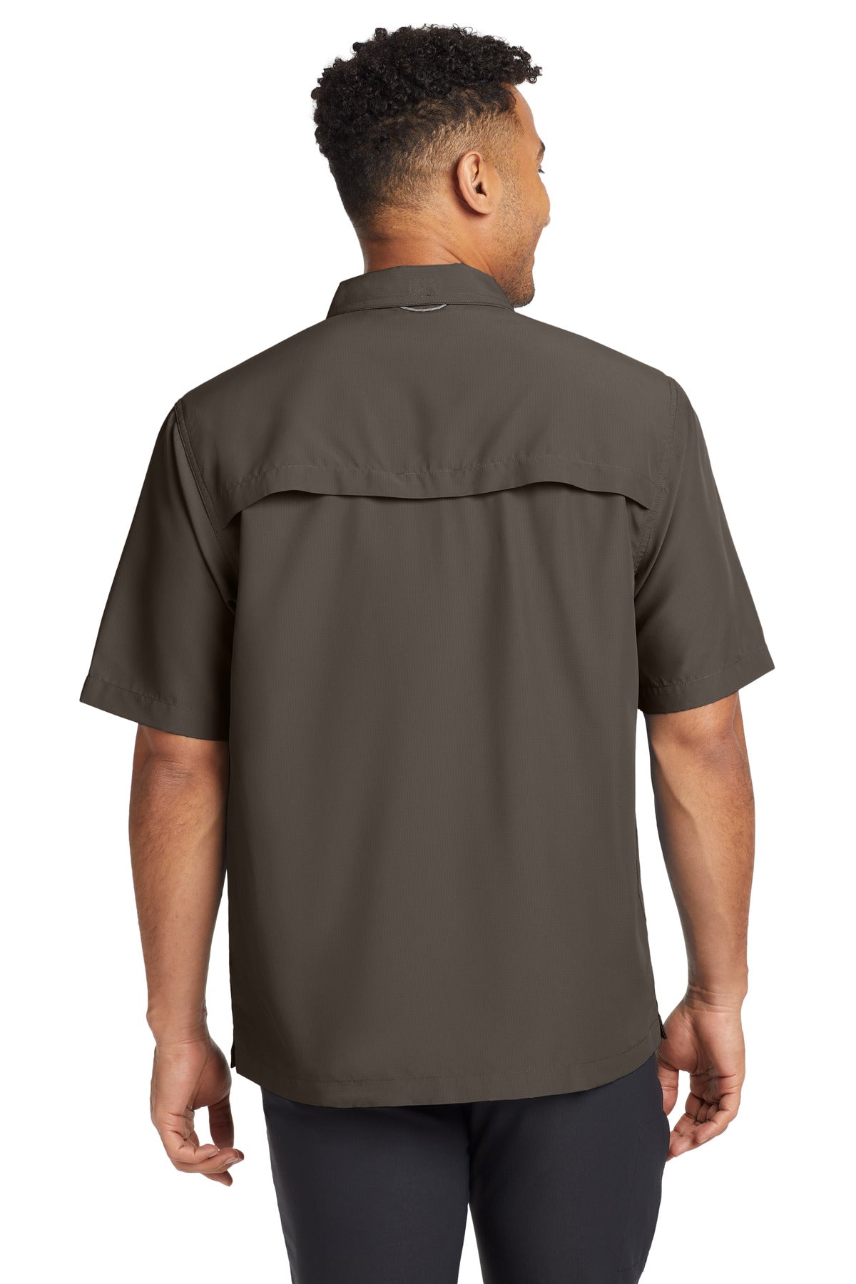 Custom Embroidered Eddie Bauer Short Sleeve Performance Fishing Shirt EB602,Boulder