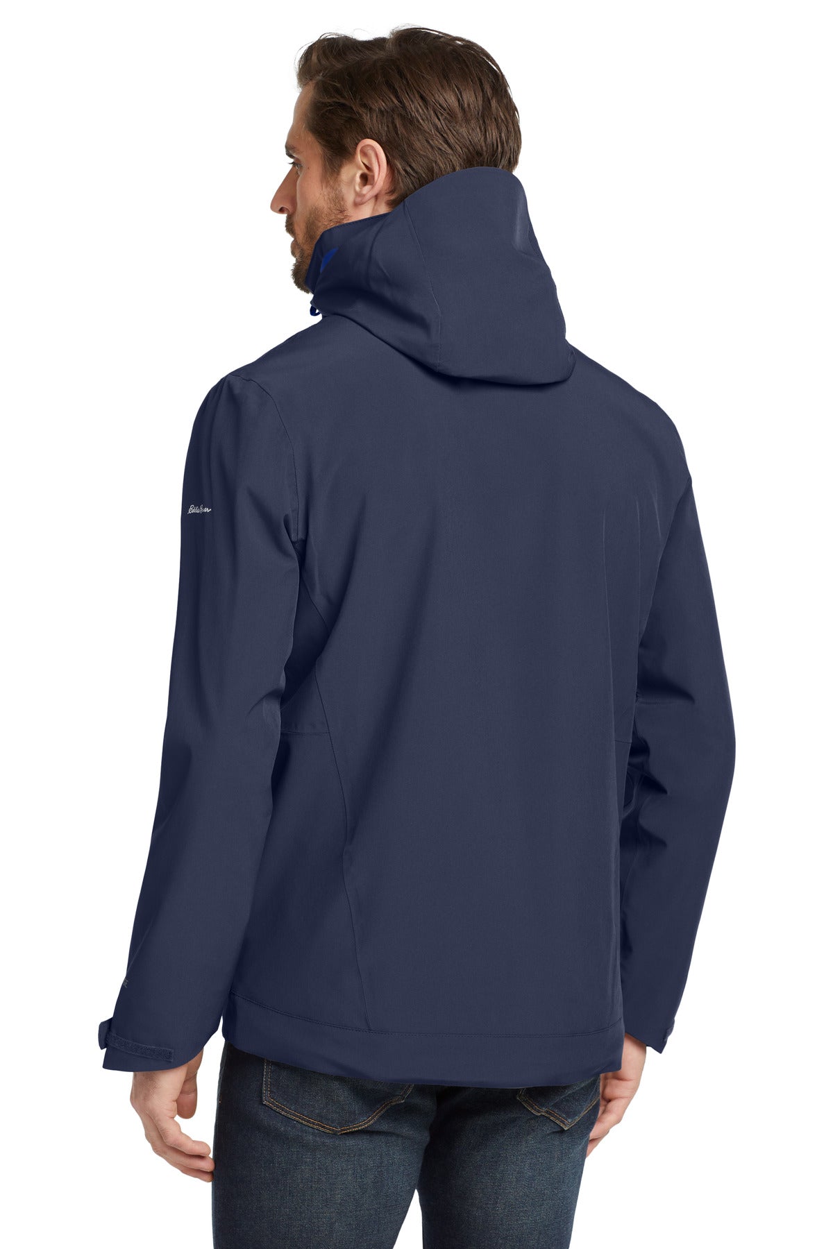 Custom Embroidered Eddie Bauer WeatherEdge 3-in-1 Jacket EB656,River Blue/ Cobalt Blue