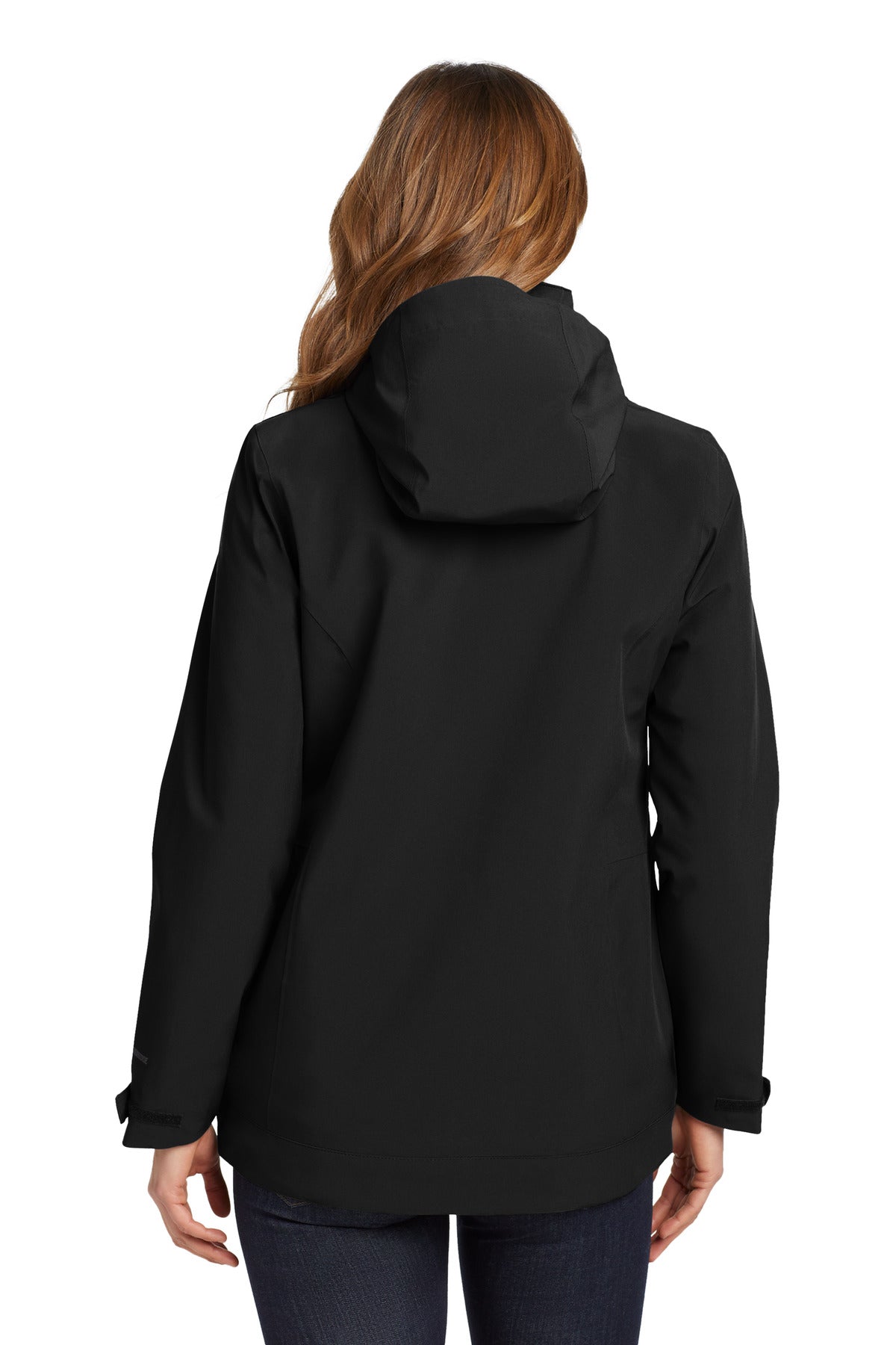 Custom Embroidered Eddie Bauer Women's WeatherEdge 3-in-1 Jacket EB657,Black/ Storm Grey