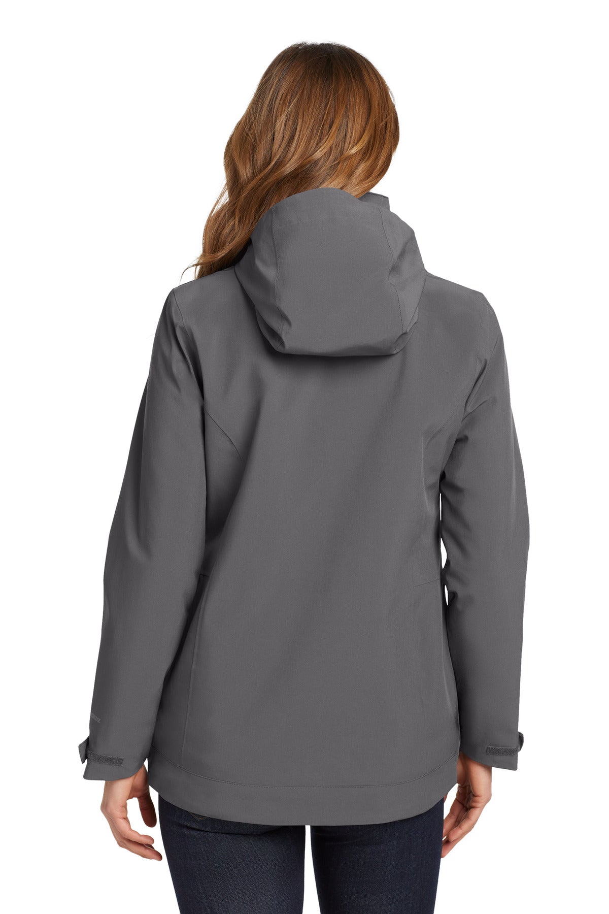 Custom Embroidered Eddie Bauer Women's WeatherEdge 3-in-1 Jacket EB657,Grey Steel/ Metal Grey