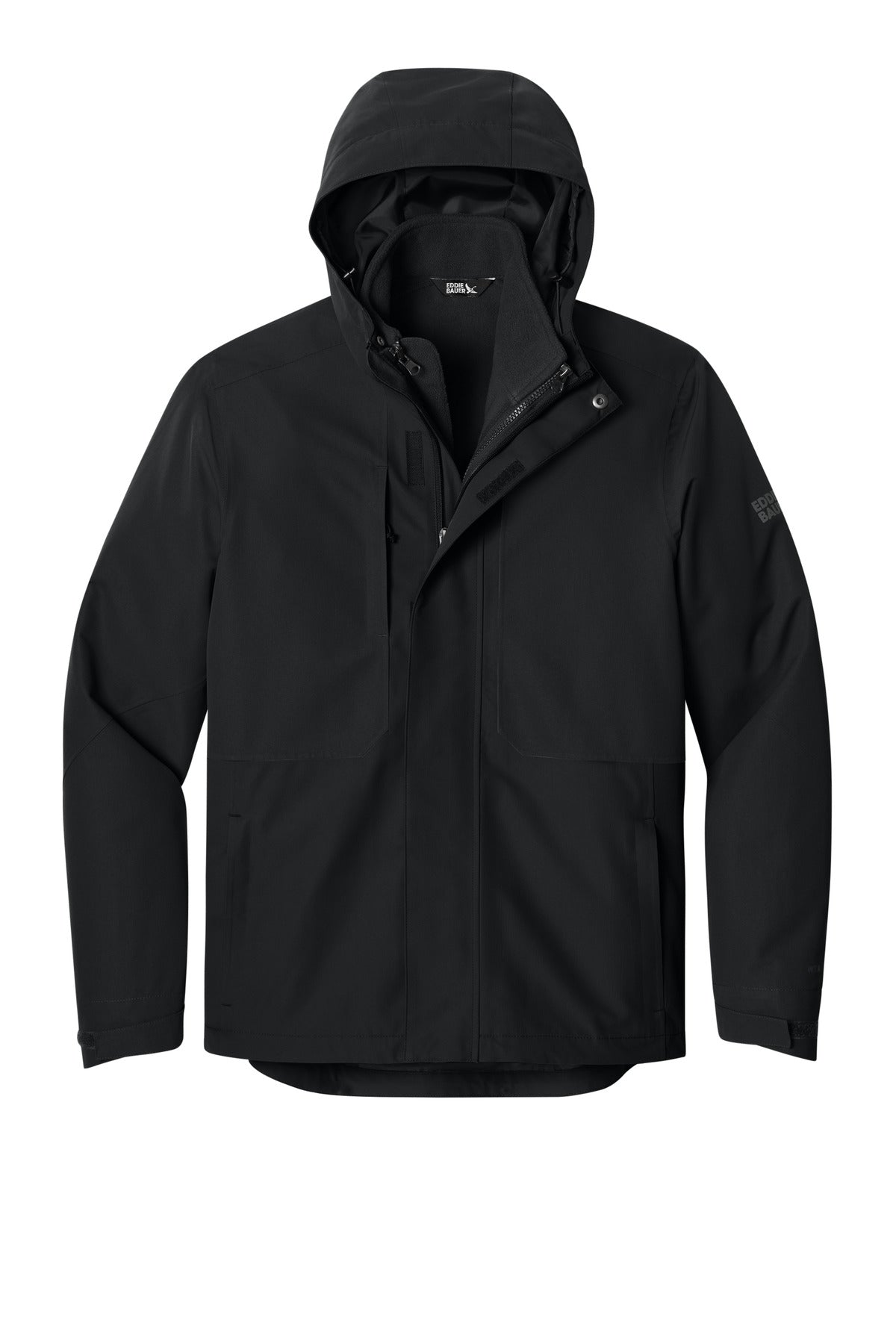 Custom Embroidered Eddie Bauer Outerwear in Black