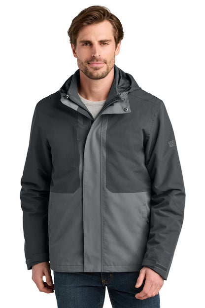 Custom Embroidered Eddie Bauer Outerwear in Grey Steel/ Metal Grey