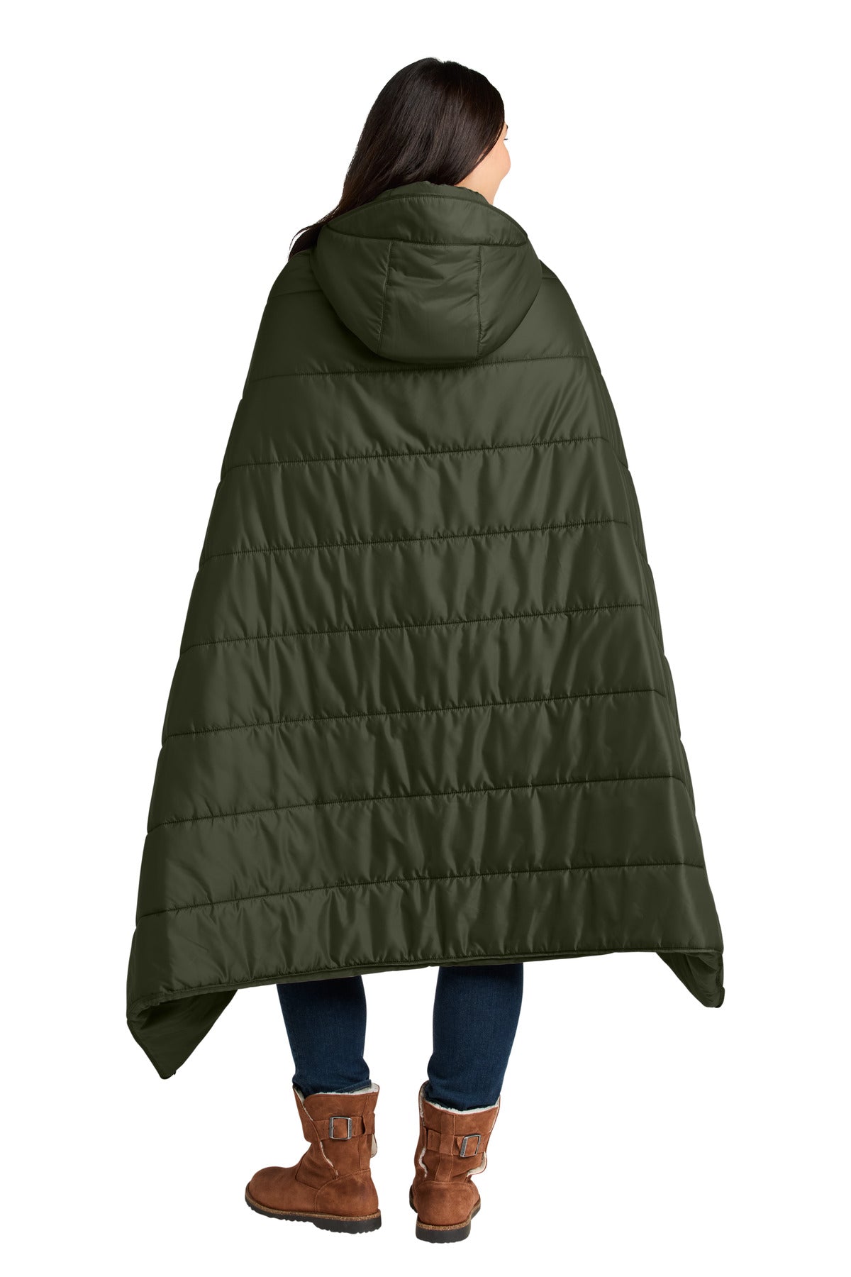 Custom Embroidered Eddie Bauer Clothing Accessories in Olive Green