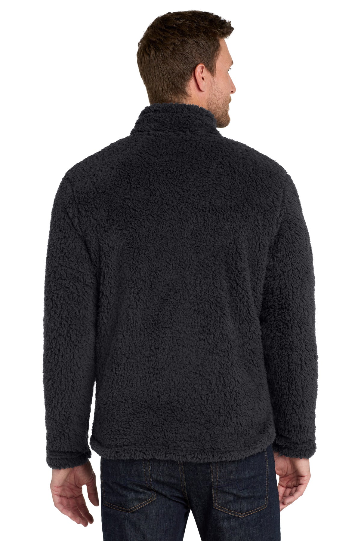 Custom Embroidered Port Authority Sweatshirts in Charcoal