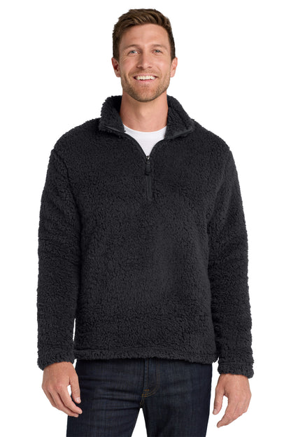 Custom Embroidered Port Authority Sweatshirts in Charcoal