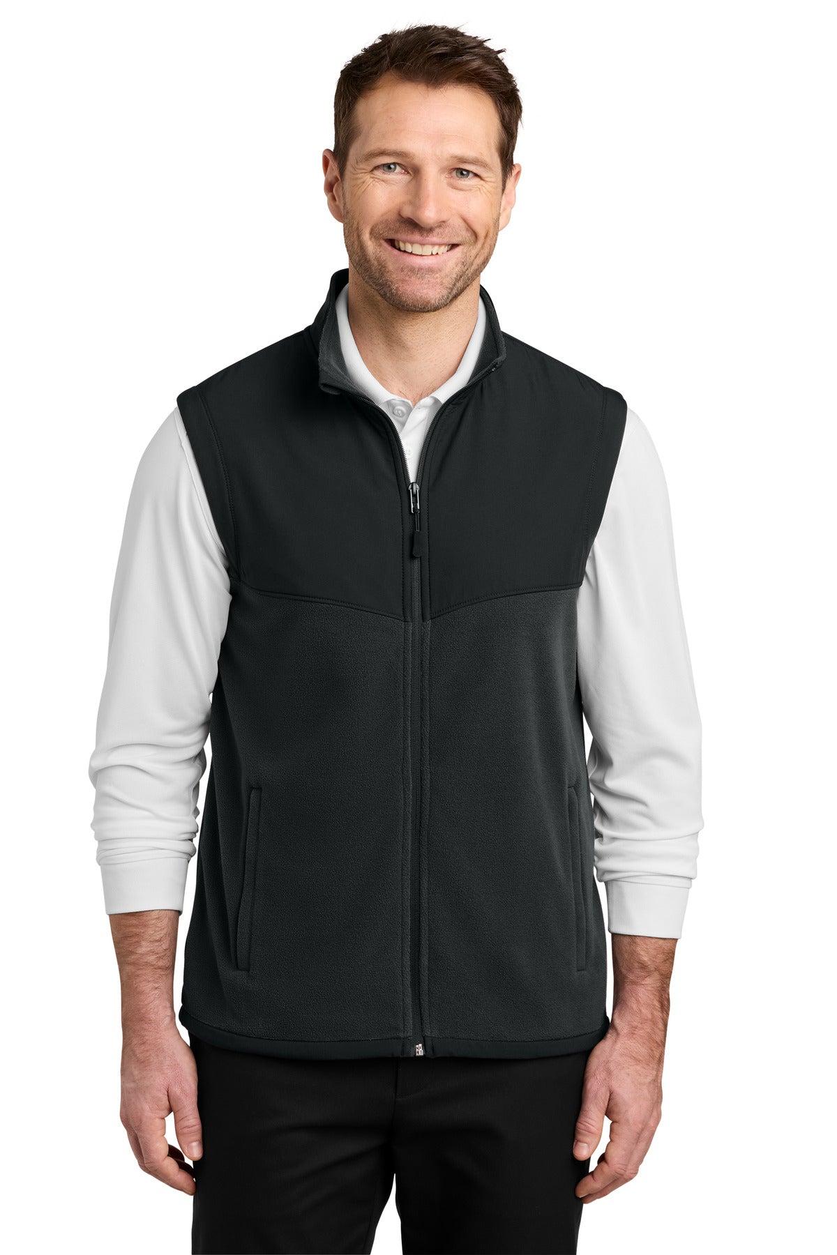 Custom Embroidered Port Authority Outerwear in Black