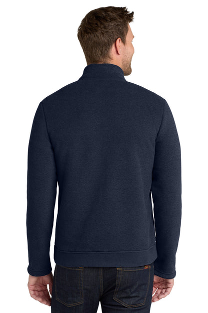 Custom Embroidered Port Authority  Ultra Warm Brushed Fleece Jacket. F211,Insignia Blue/ River Blue Navy