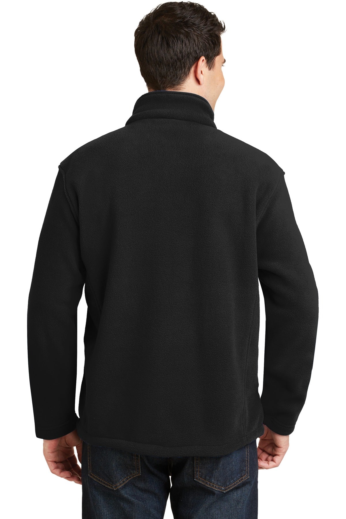 Custom Embroidered Port Authority Value Fleece Jacket. F217,Black