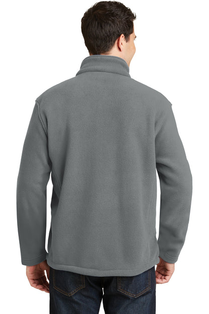Custom Embroidered Port Authority Value Fleece Jacket. F217,Deep Smoke