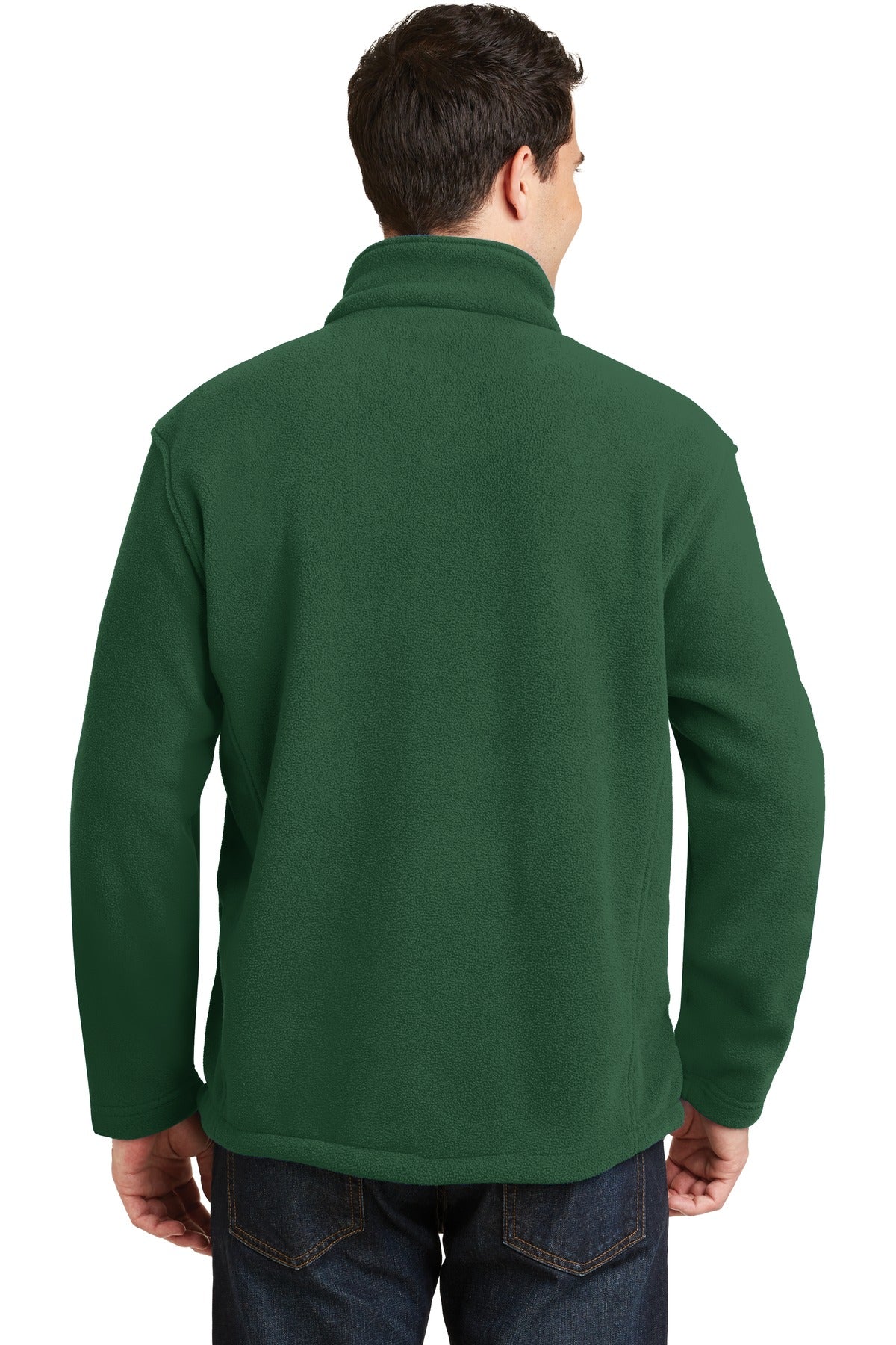 Custom Embroidered Port Authority Value Fleece Jacket. F217,Forest Green