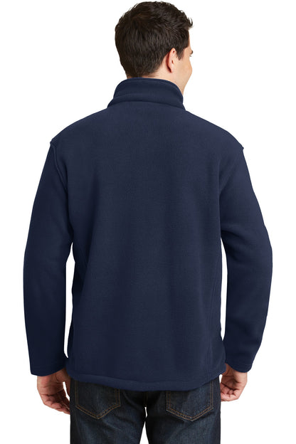 Custom Embroidered Port Authority Value Fleece Jacket. F217,True Navy