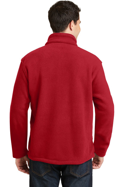 Custom Embroidered Port Authority Value Fleece Jacket. F217,True Red