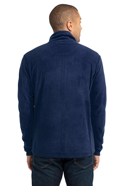 Custom Embroidered Port Authority Microfleece Jacket. F223,True Navy