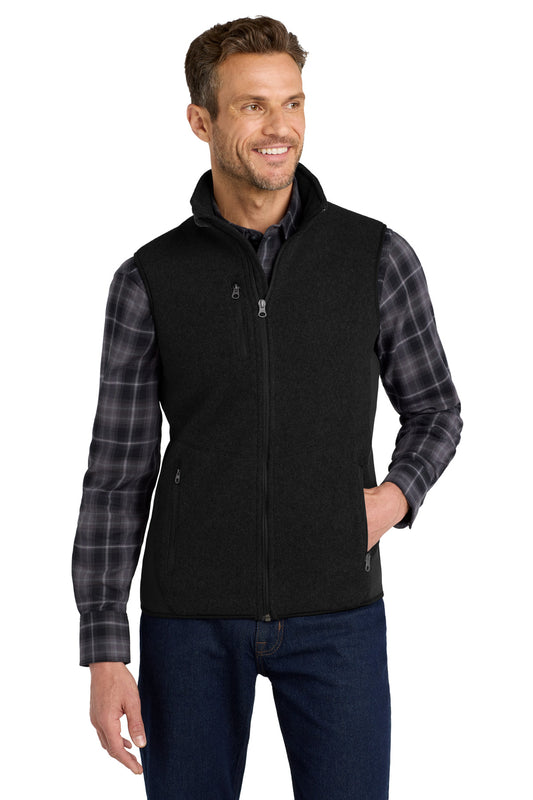 Custom Embroidered Port Authority Outerwear in Black/ Black