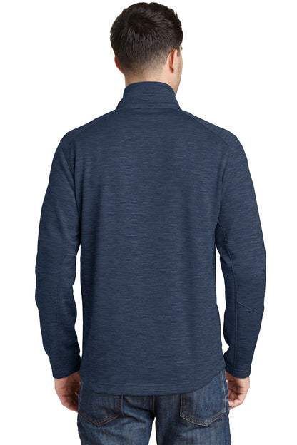 Custom Embroidered Port Authority Digi Stripe Fleece Jacket. F231,Navy