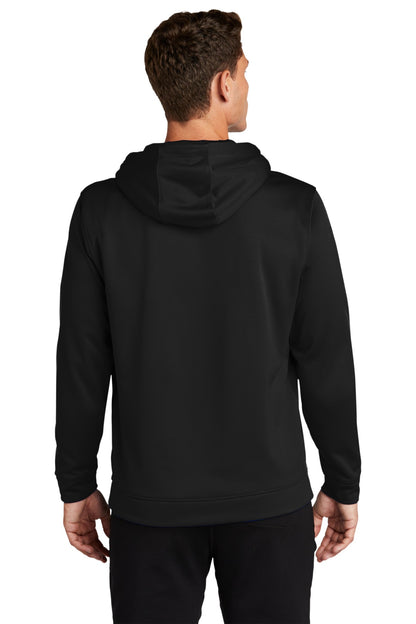 Custom Embroidered Sport-Tek Sport-Wick Fleece Hooded Pullover.  F244,Black