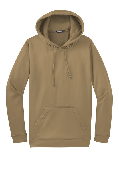 Sport-Tek Sport-Wick Fleece Hooded Pullover.  F244 Coyote Brown