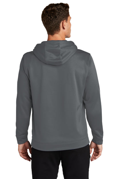 Custom Embroidered Sport-Tek Sport-Wick Fleece Hooded Pullover.  F244,Dark Smoke Grey