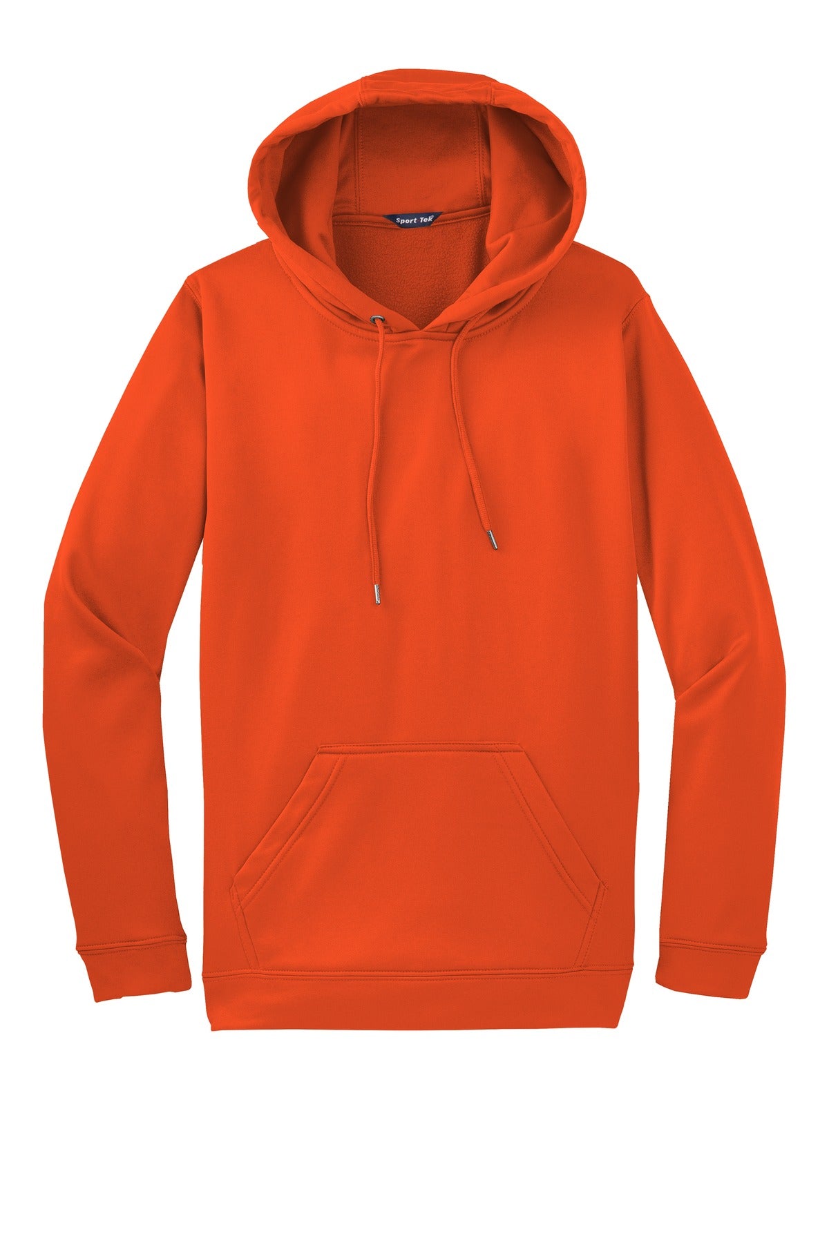 Sport-Tek Sport-Wick Fleece Hooded Pullover.  F244 Deep Orange