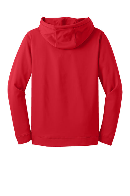 Sport-Tek Sport-Wick Fleece Hooded Pullover.  F244 Deep Red