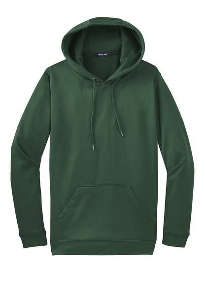 Sport-Tek Sport-Wick Fleece Hooded Pullover.  F244 Forest Green