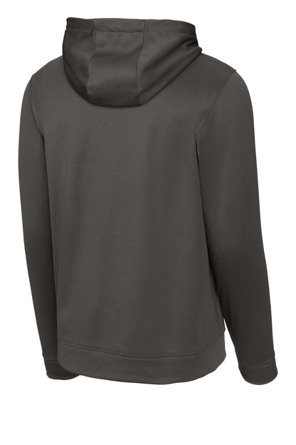 Sport-Tek Sport-Wick Fleece Hooded Pullover.  F244 Iron Grey