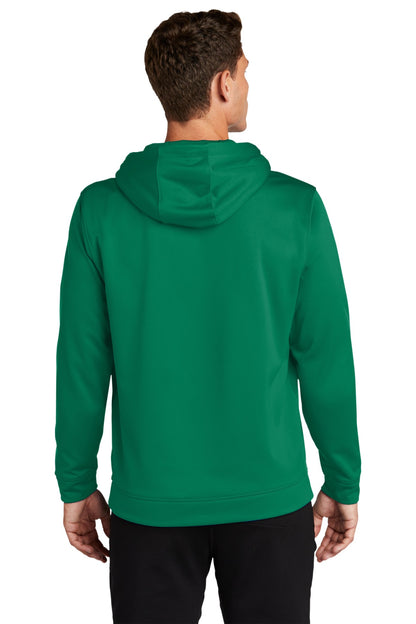 Custom Embroidered Sport-Tek Sport-Wick Fleece Hooded Pullover.  F244,Kelly Green