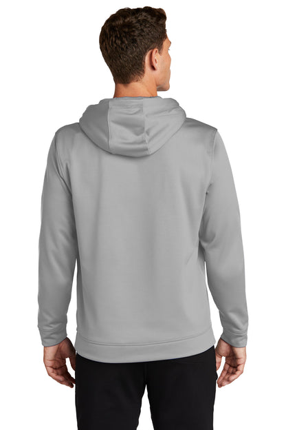 Custom Embroidered Sport-Tek Sport-Wick Fleece Hooded Pullover.  F244,Silver