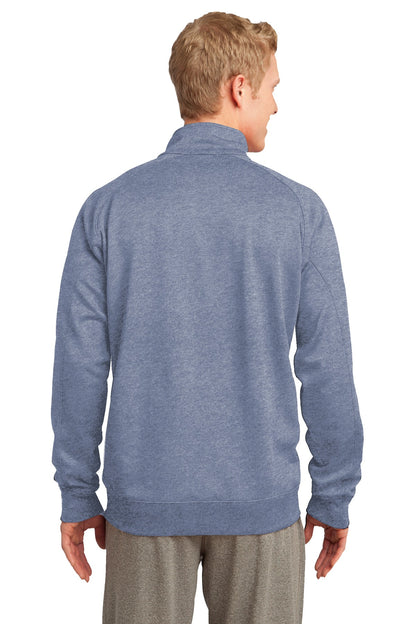 Custom Embroidered Sport-Tek Tech Fleece 1/4-Zip Pullover. F247,Grey Heather