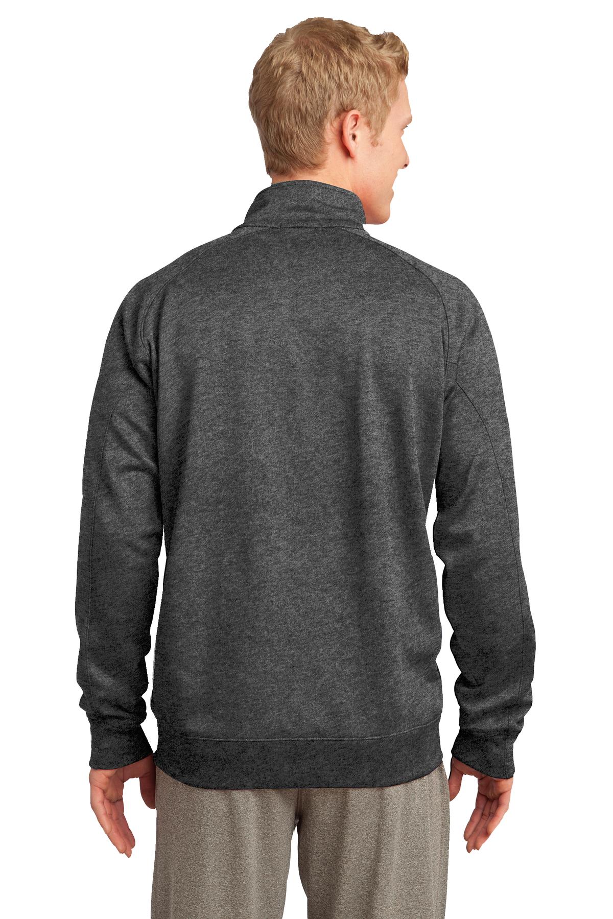 Custom Embroidered Sport-Tek Tech Fleece 1/4-Zip Pullover. F247,Graphite Heather
