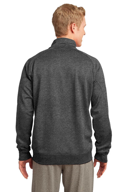 Custom Embroidered Sport-Tek Tech Fleece 1/4-Zip Pullover. F247,Graphite Heather
