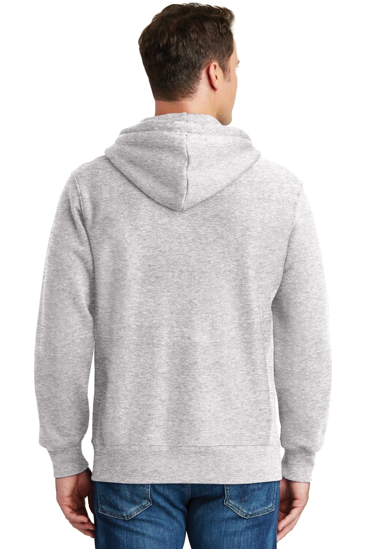 Custom Embroidered Sport-Tek Super Heavyweight Full-Zip Hooded Sweatshirt.  F282,Athletic Heather