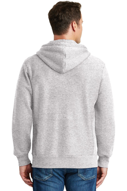 Custom Embroidered Sport-Tek Super Heavyweight Full-Zip Hooded Sweatshirt.  F282,Athletic Heather
