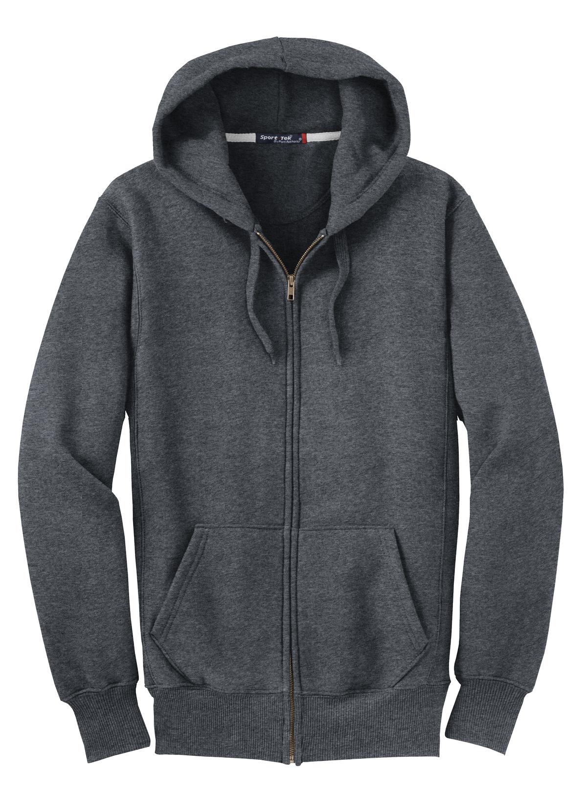 Sport-Tek Super Heavyweight Full-Zip Hooded Sweatshirt.  F282