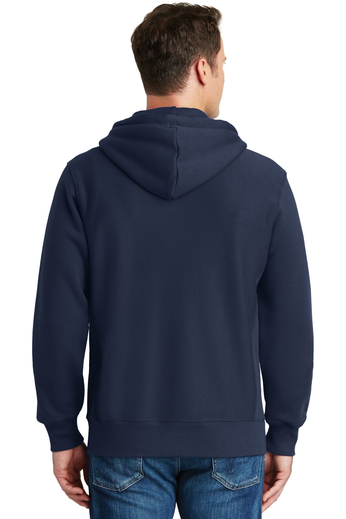Custom Embroidered Sport-Tek Super Heavyweight Full-Zip Hooded Sweatshirt.  F282,True Navy